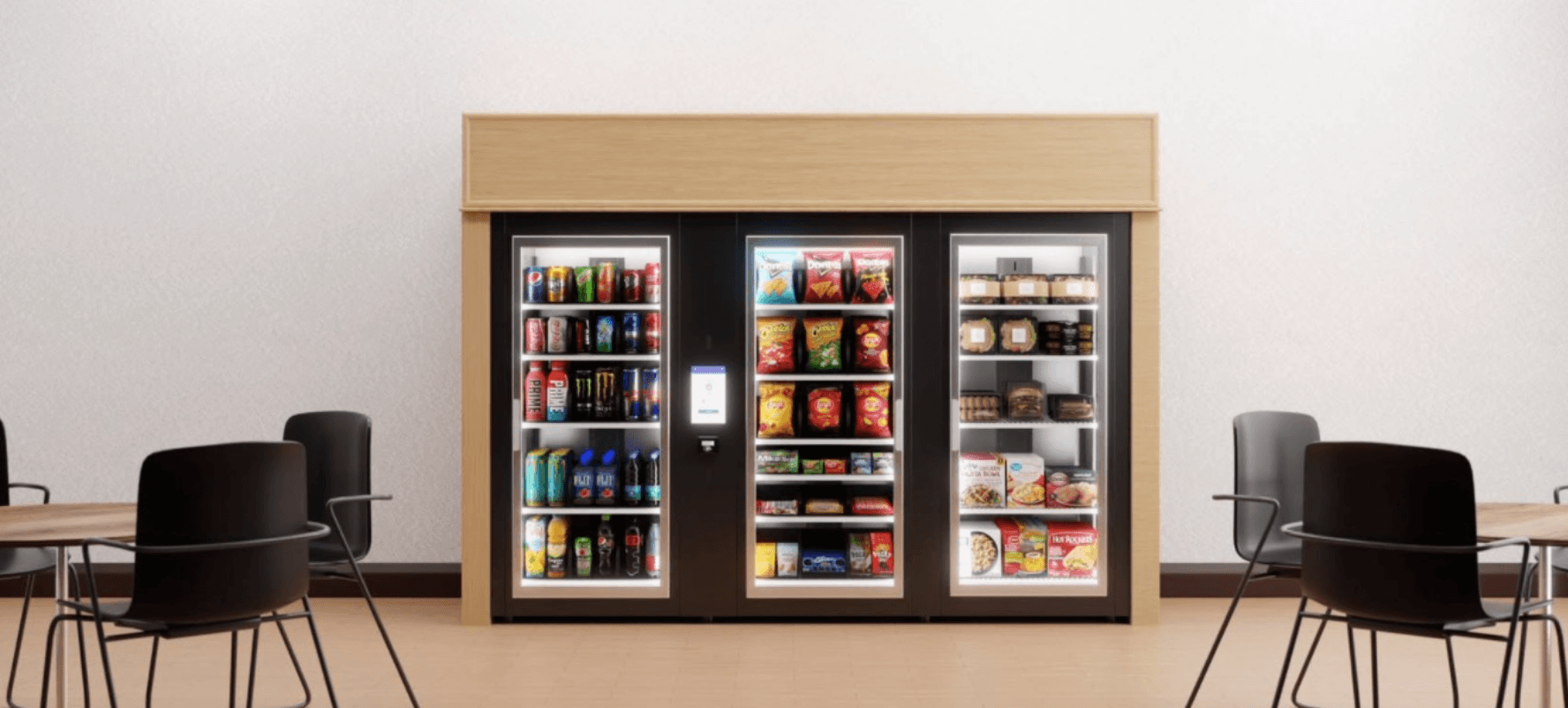 Snackflow Solutions vending installation